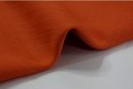 پارچه کرپ نخی ساده نارنجی روشن
