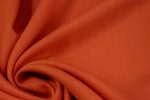 پارچه کرپ نخی ساده نارنجی روشن